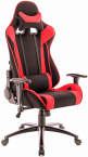 Игровое кресло для геймеров Everprof Lotus S4 обивка: текстиль, цвет: черный/красный